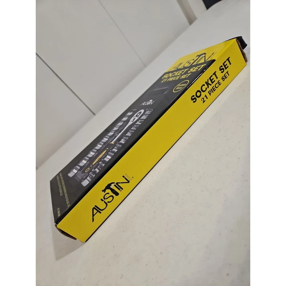 Austin Tools 21 Pc. Socket‎ Set Carbon Steel New In Box